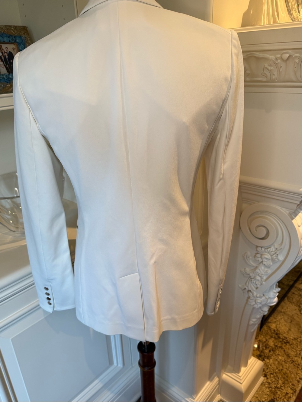 Veronica Beard Scuba Dickey Classic Blazer Jacket White Size 4 - Picture 5 of 12